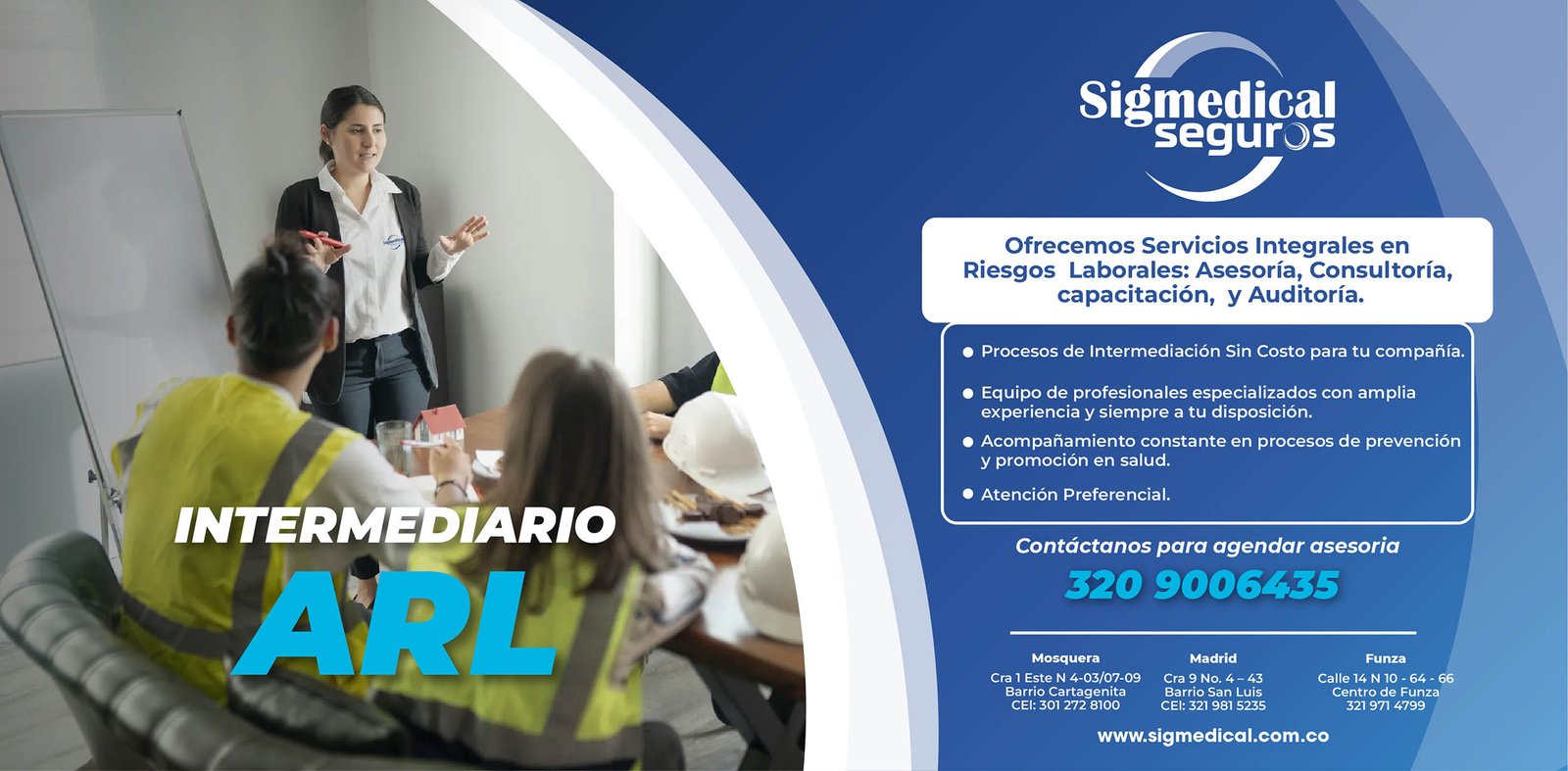 Pieza Seguros Sigmedical Intermediacion ARL