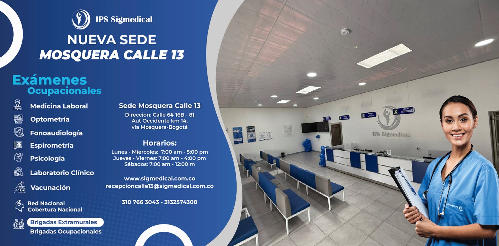 Info sede mosquerca calle 13